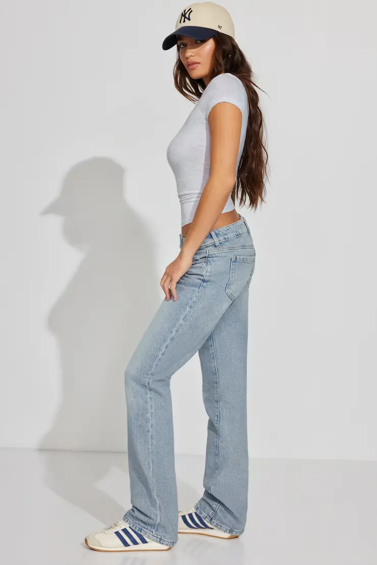 Ultra Low Rise Straight Jeans - Image 2