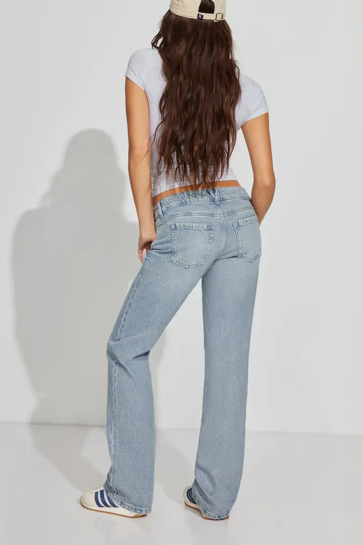 Ultra Low Rise Straight Jeans - Image 3