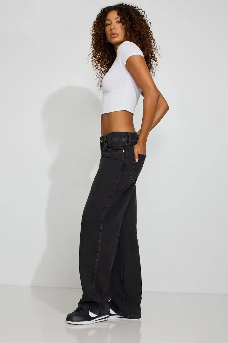 Low Rise Baggy Jeans - Image 2