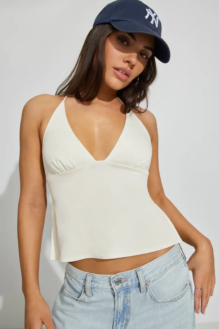 Celine Tie Back Apron Top - Image 6
