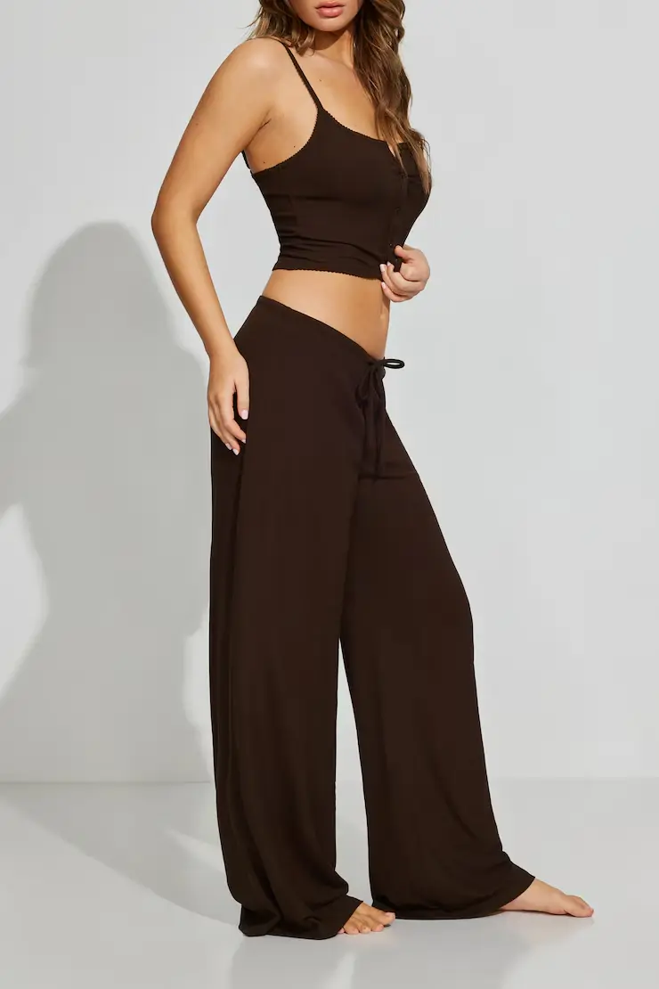 Mini Ribbed Sleep Pants - Image 2