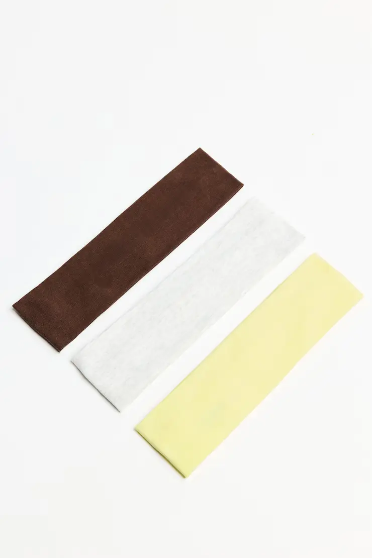 Set Of 3 Stretchy Headbands