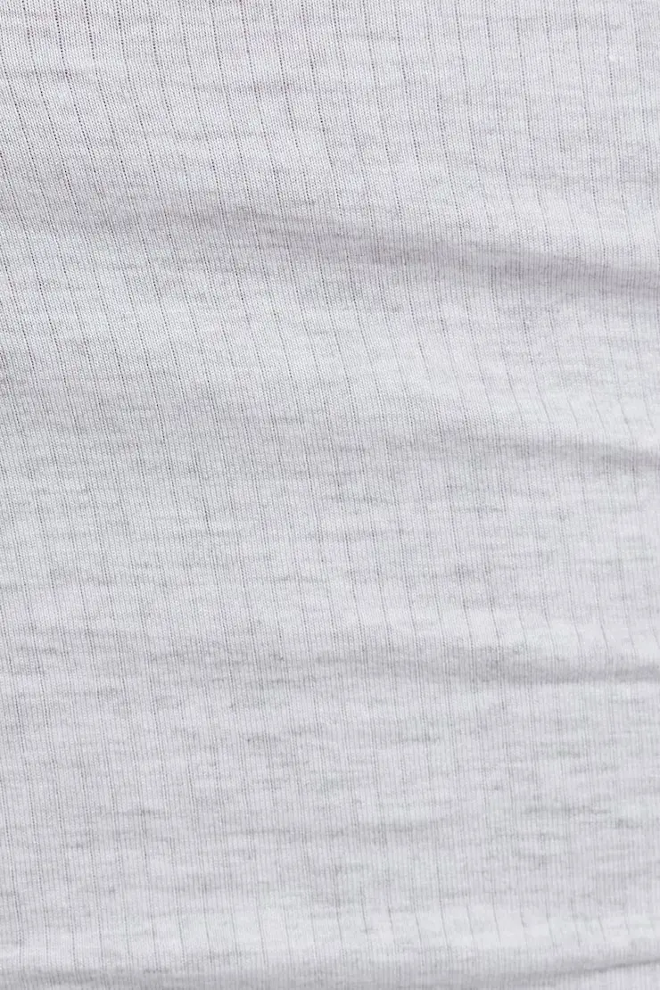 Sheer Ribbed Slouchy Pants - Image 4