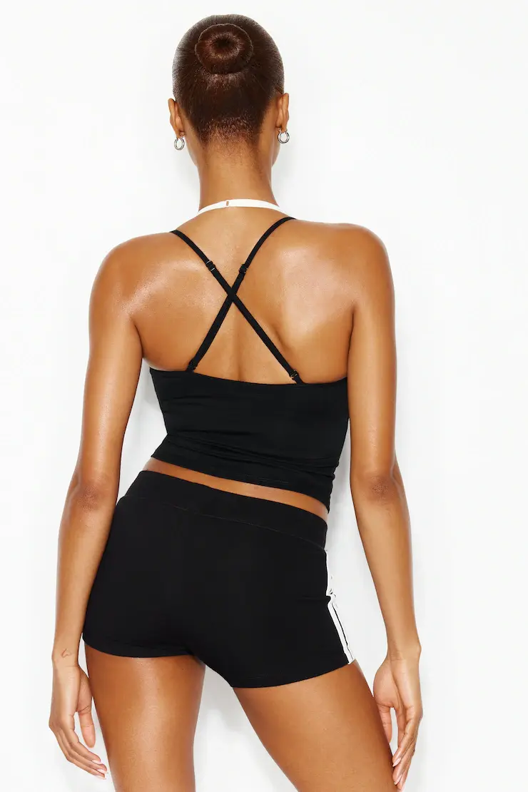 Stretchterry Striped Micro Shorts - Image 5