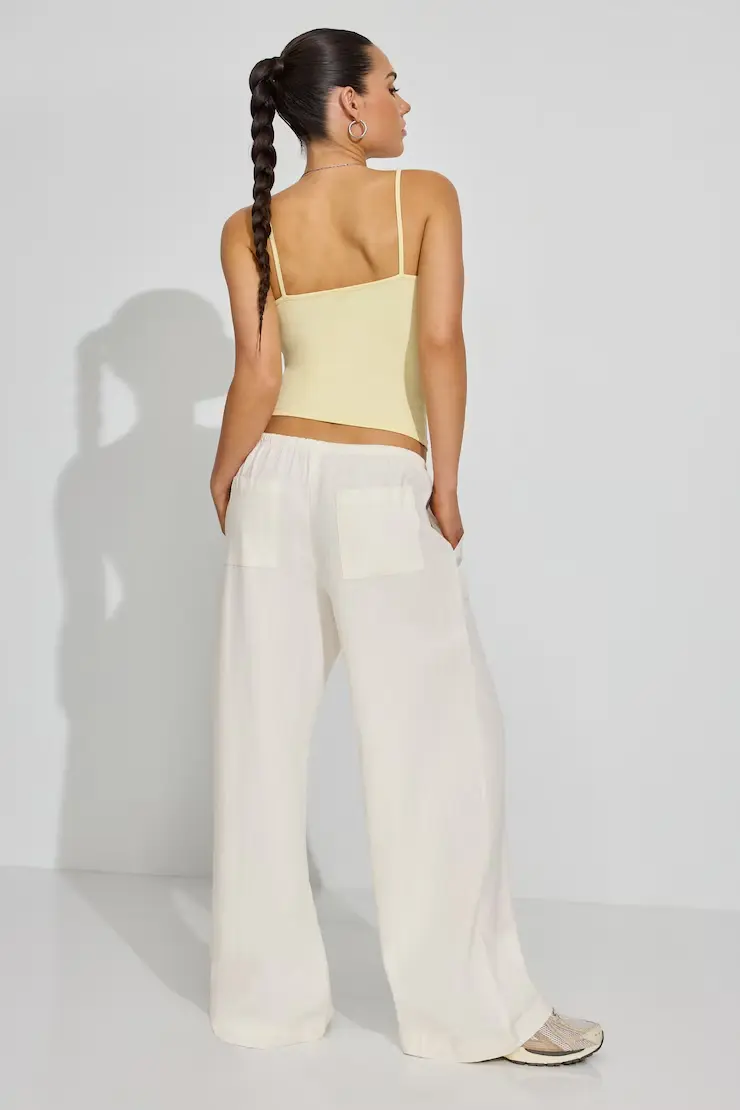 Millie Linen Pull-On Pants - Image 4