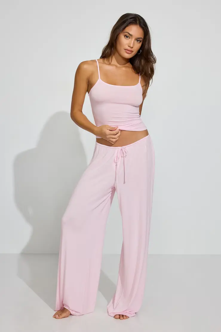 Sheer Ribbed Cami Top - Image 3