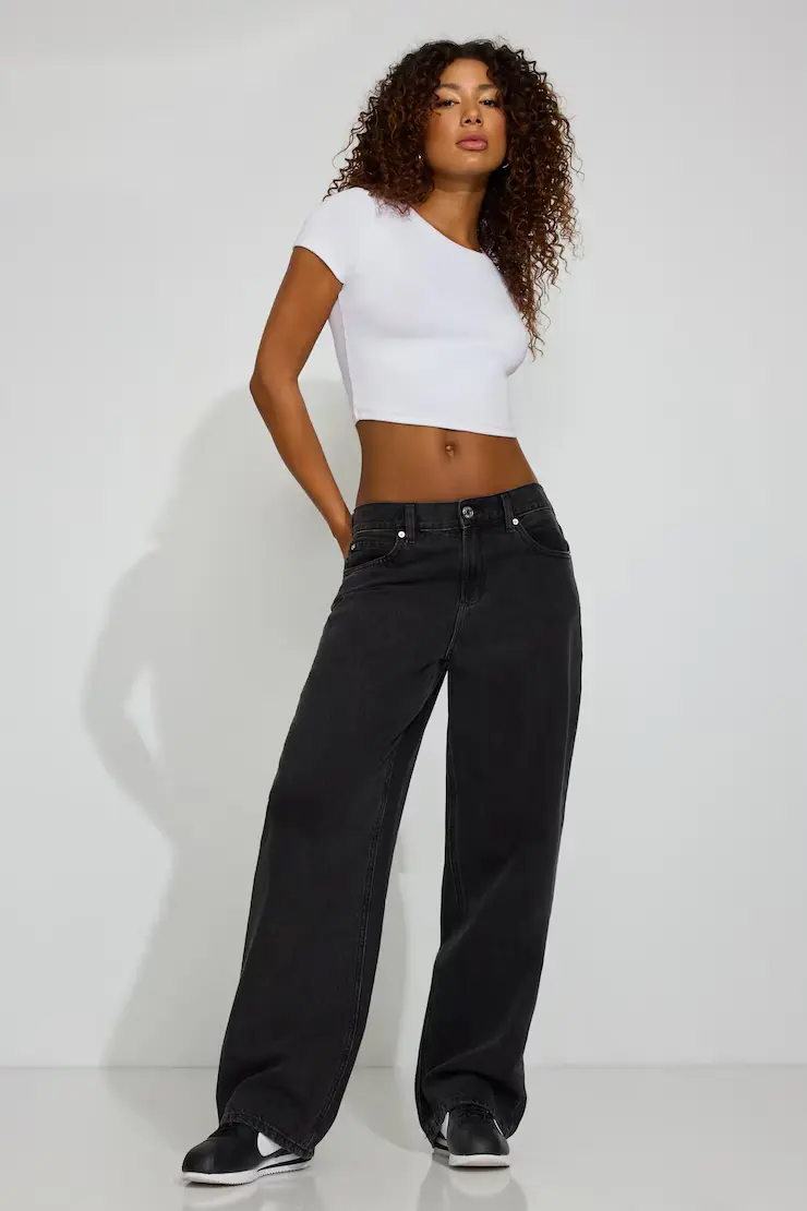Low Rise Baggy Jeans - Image 3