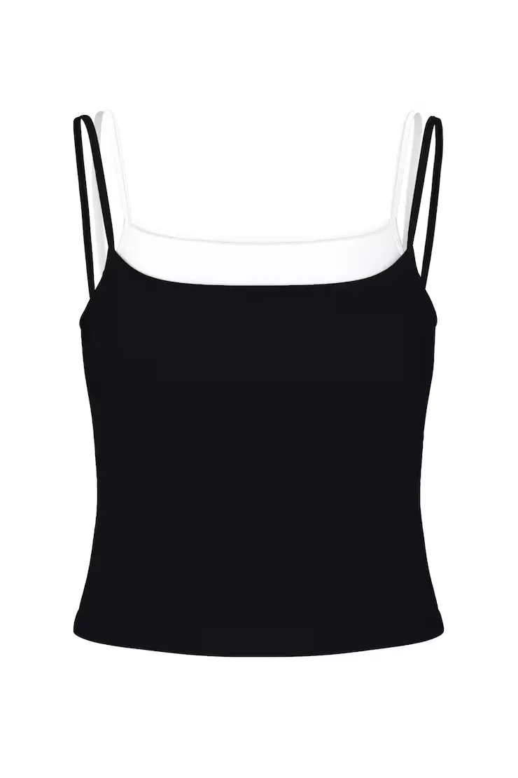 Sleek Double Layer Cami Top - Image 2