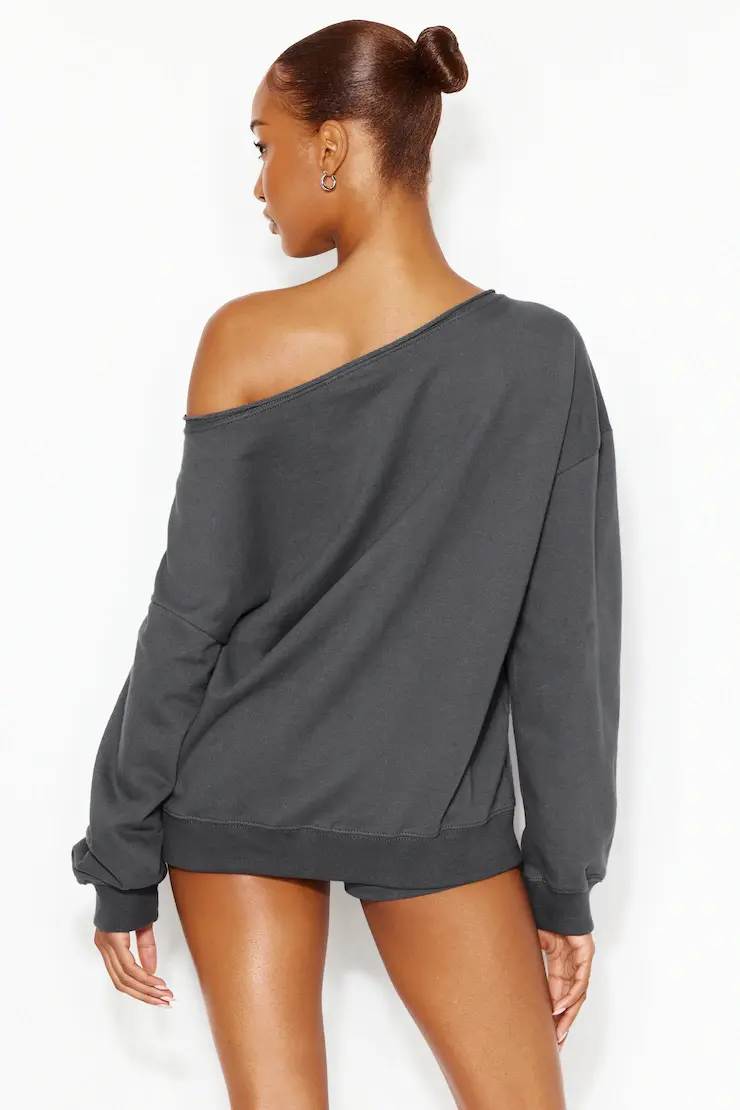Softterry Off Shoulder Sweatshirt - Image 4