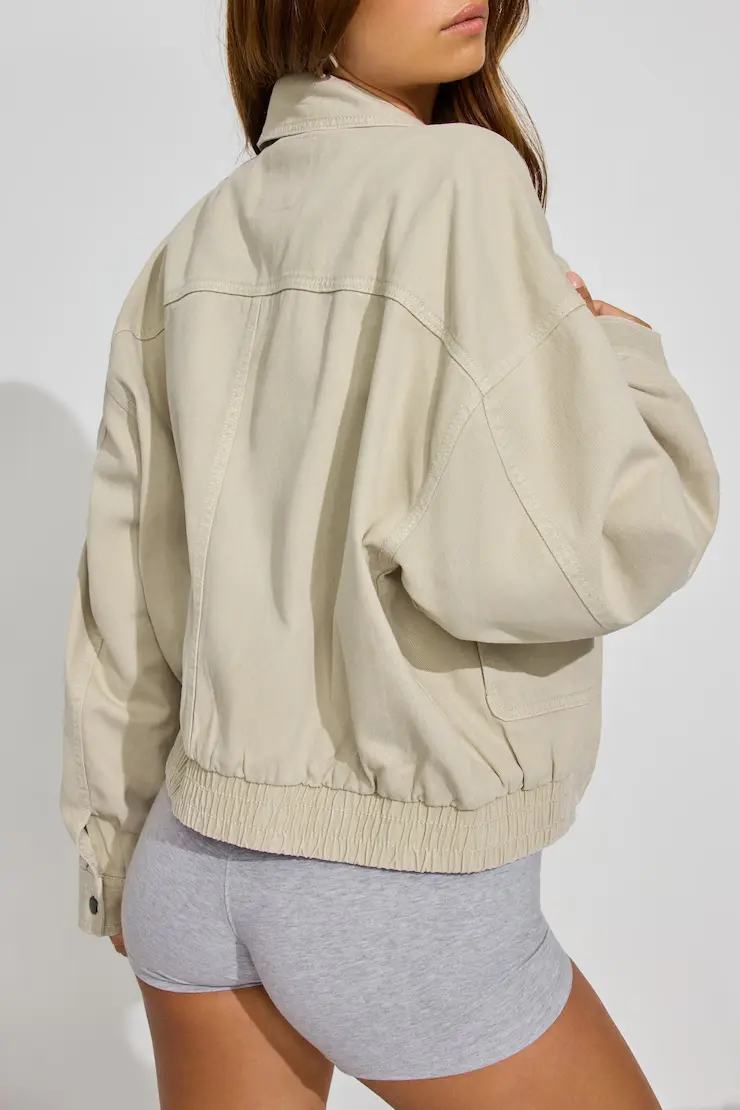 Twill Bomber Jacket - Image 5
