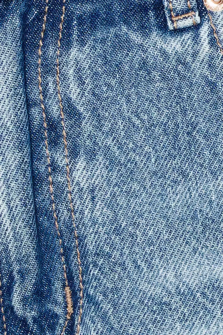 Denim Relaxed A-Line Shorts - Image 4