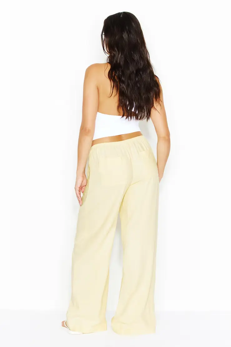 Millie Linen Pull-On Pants - Image 3