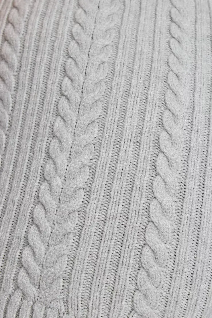 Sweater Cable Knit Shorts - Image 4