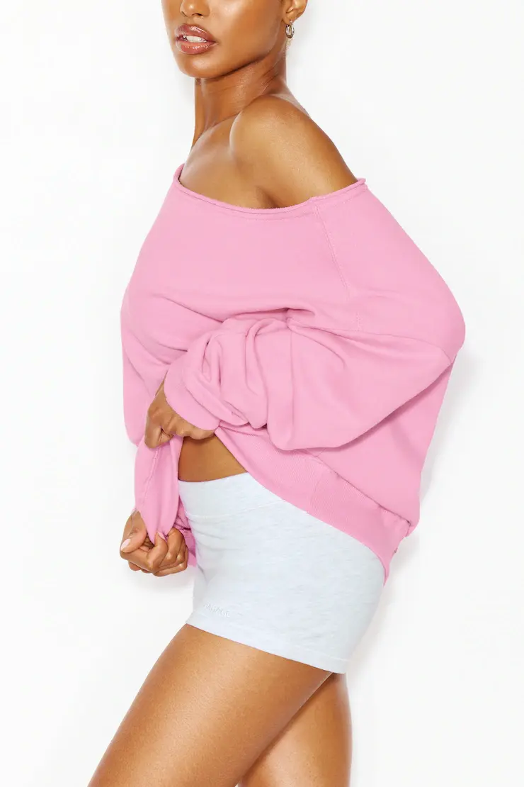 Softterry Off Shoulder Sweatshirt - Image 2