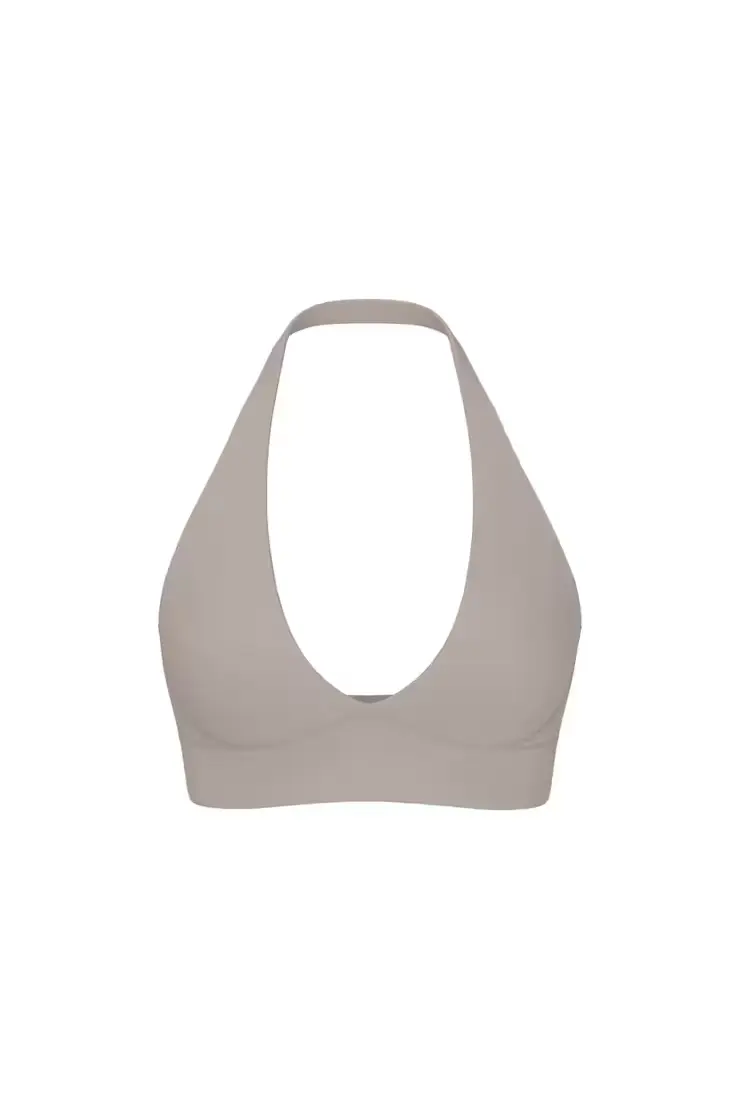 Active Plunge Halter Bra - Image 2