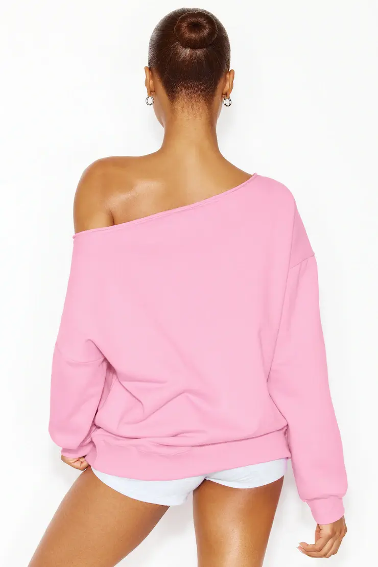 Softterry Off Shoulder Sweatshirt - Image 3