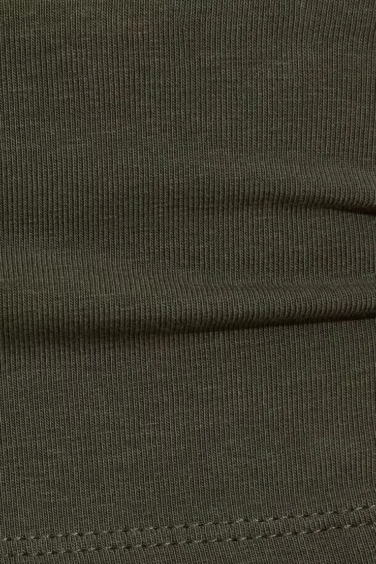 Crew Neck Open Back Short Sleeve Top - Image 4