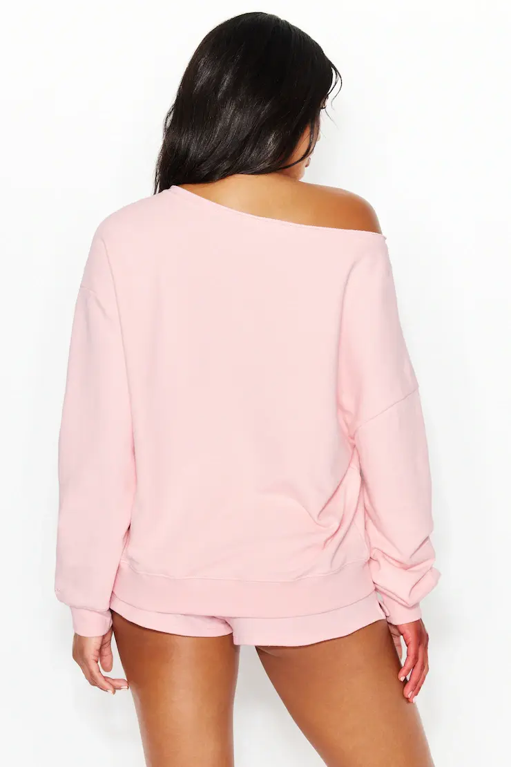 Softterry Off Shoulder Sweatshirt - Image 4
