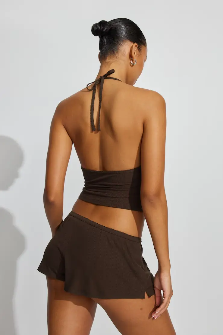 Mini Ribbed Shorts - Image 3