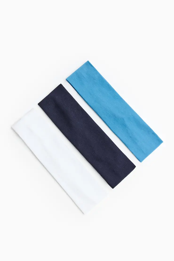 Set Of 3 Stretchy Headbands