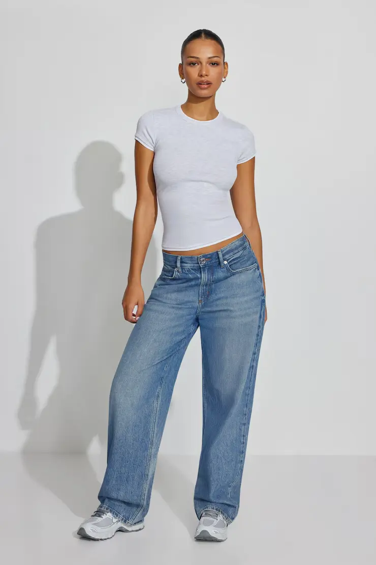 Ribbed Double Layer T-Shirt - Image 3