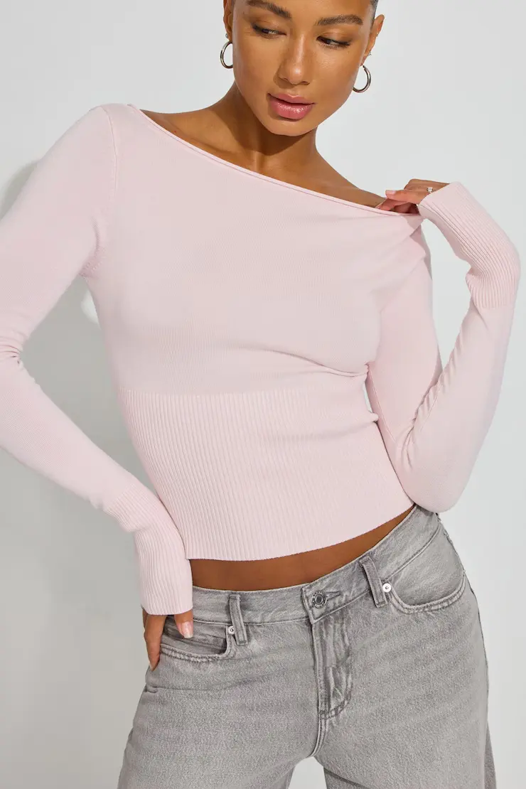 Ryan Fitted Boatneck Sweater