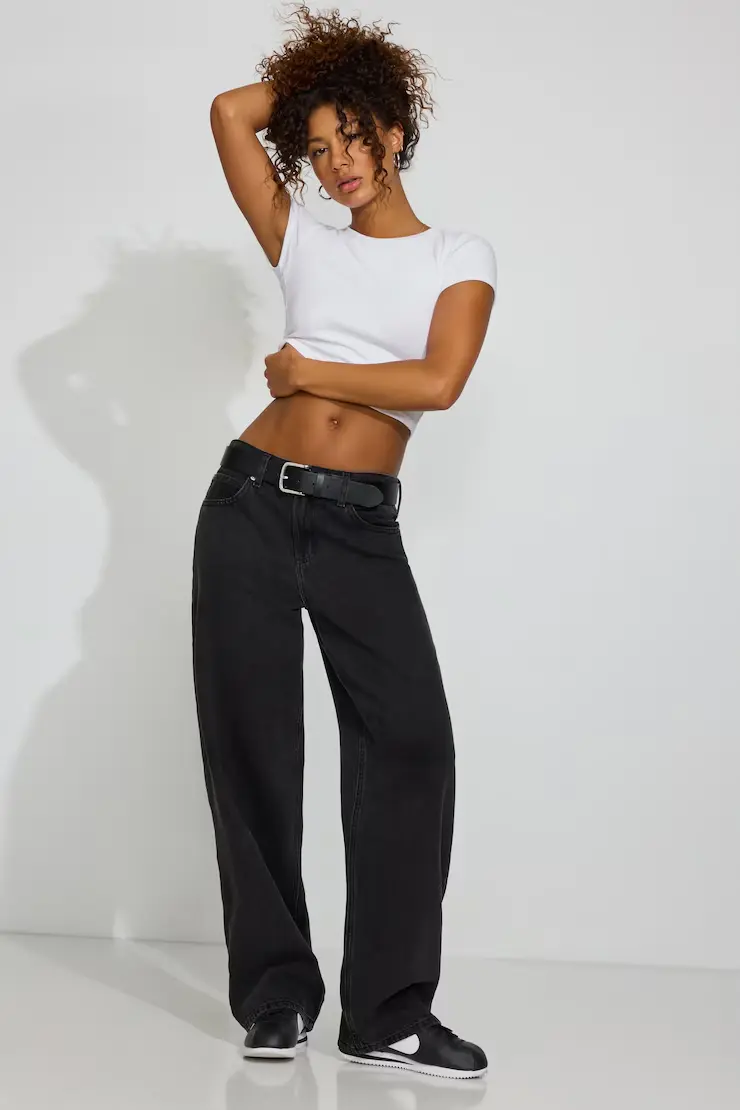 Low Rise Baggy Jeans