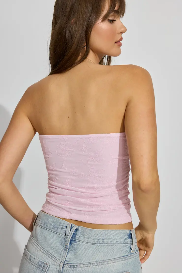 Rosalie Ruched Tube Top - Image 4