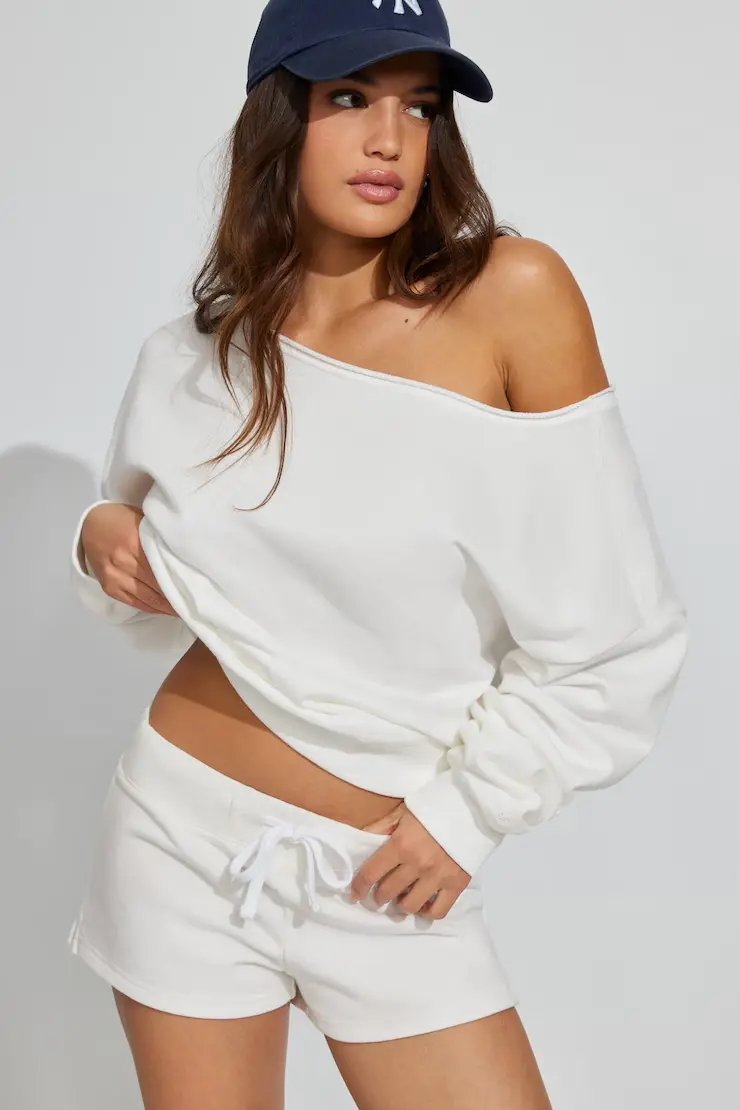 Softterry Off Shoulder Sweatshirt - Image 2