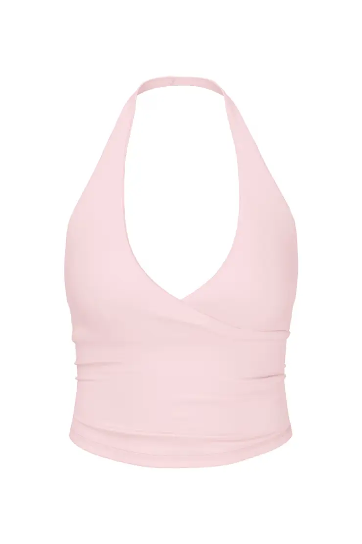 Active Wrap Halter Top - Image 2