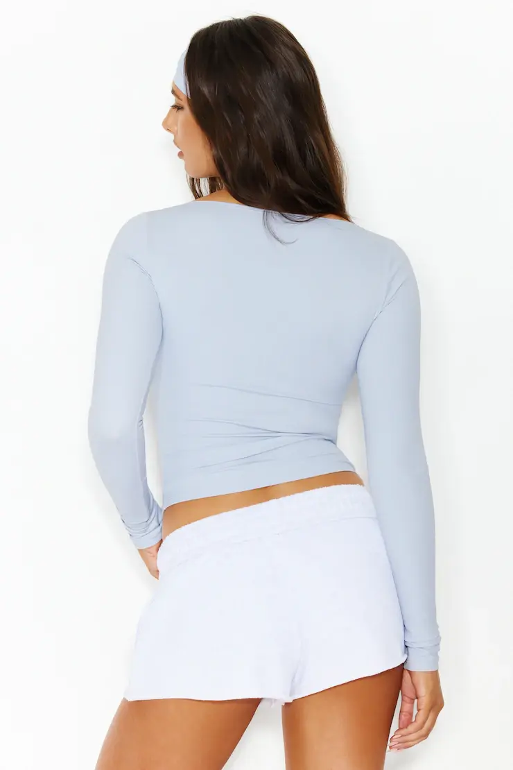 Sleek Crossover Longsleeve Top - Image 3