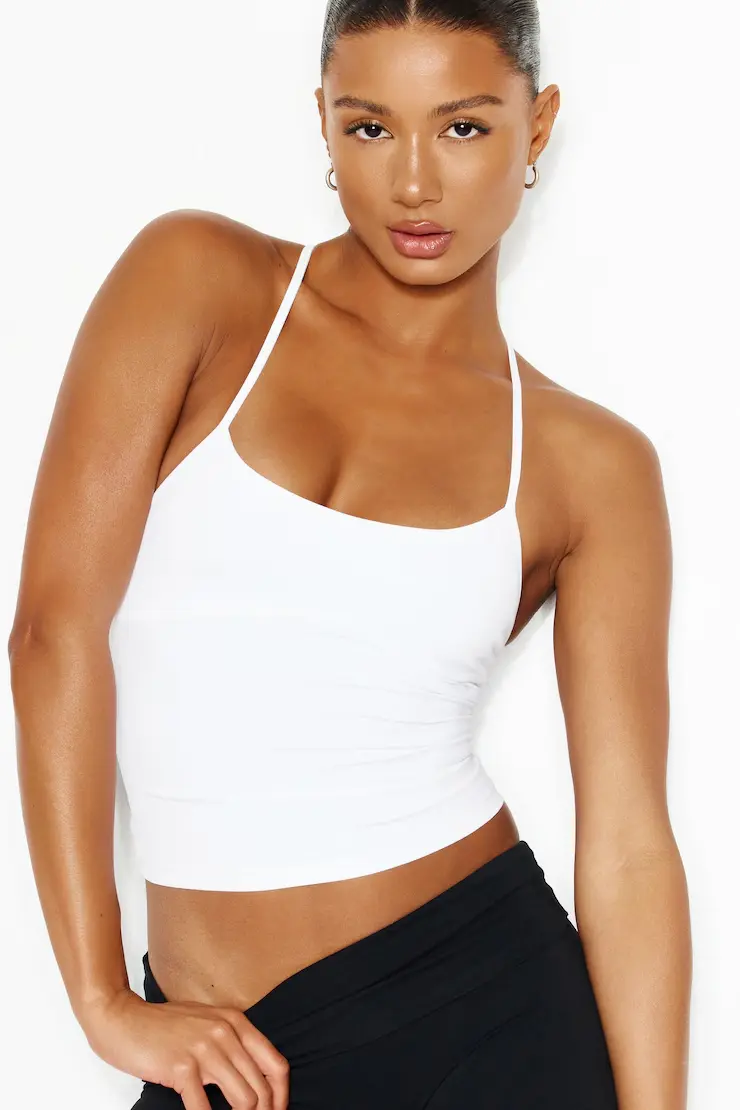 Sleek Underbust Crossback Cami Top