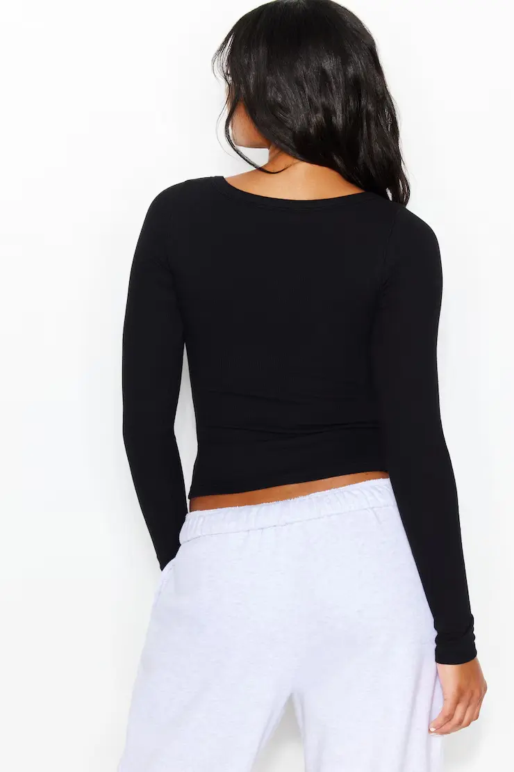 Snatchrib Crossover Longsleeve Top - Image 3