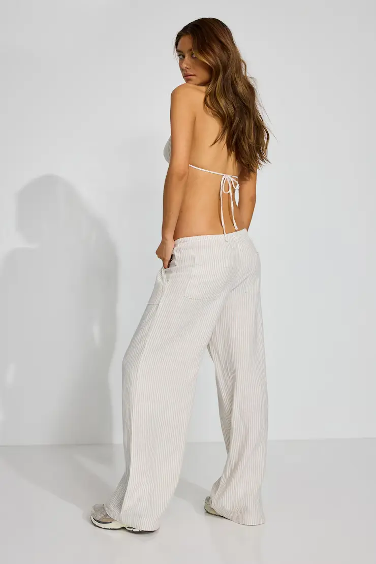 Millie Linen Pull-On Pants - Image 4