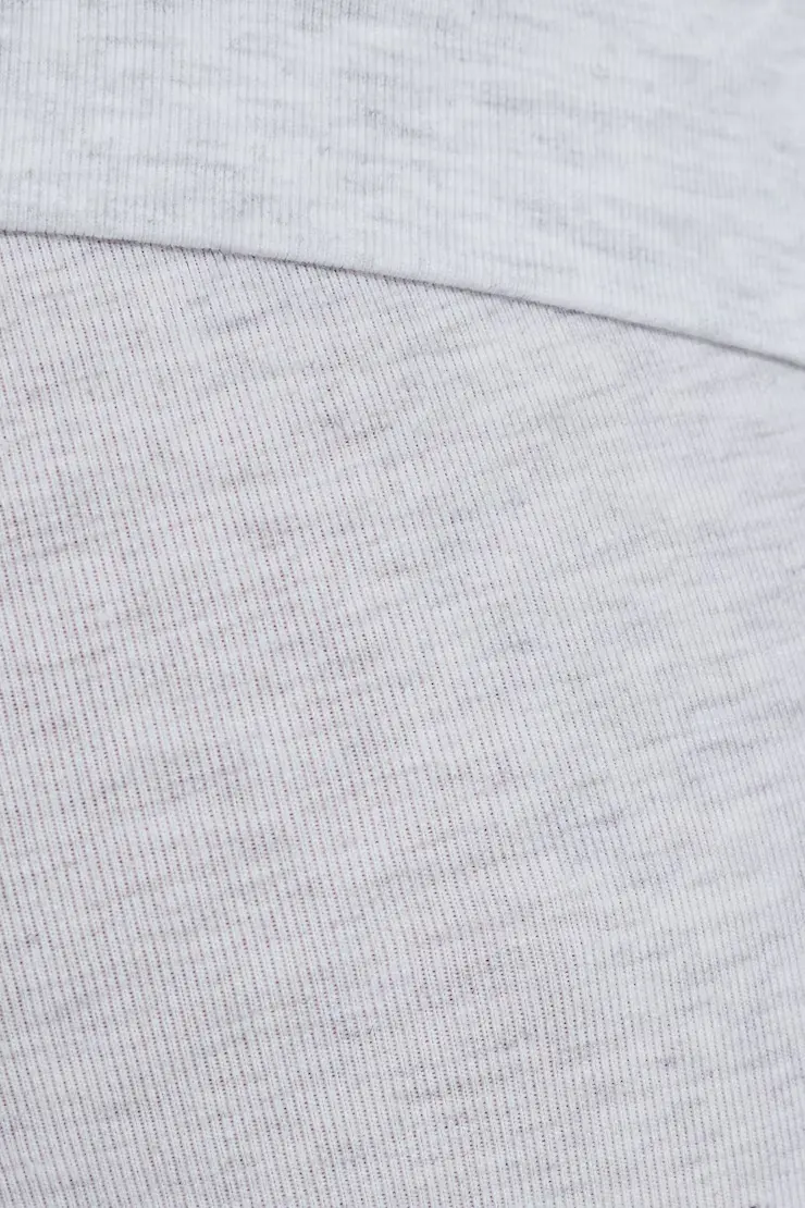 Soft Cotton Fold Over Flare Pants - Image 5