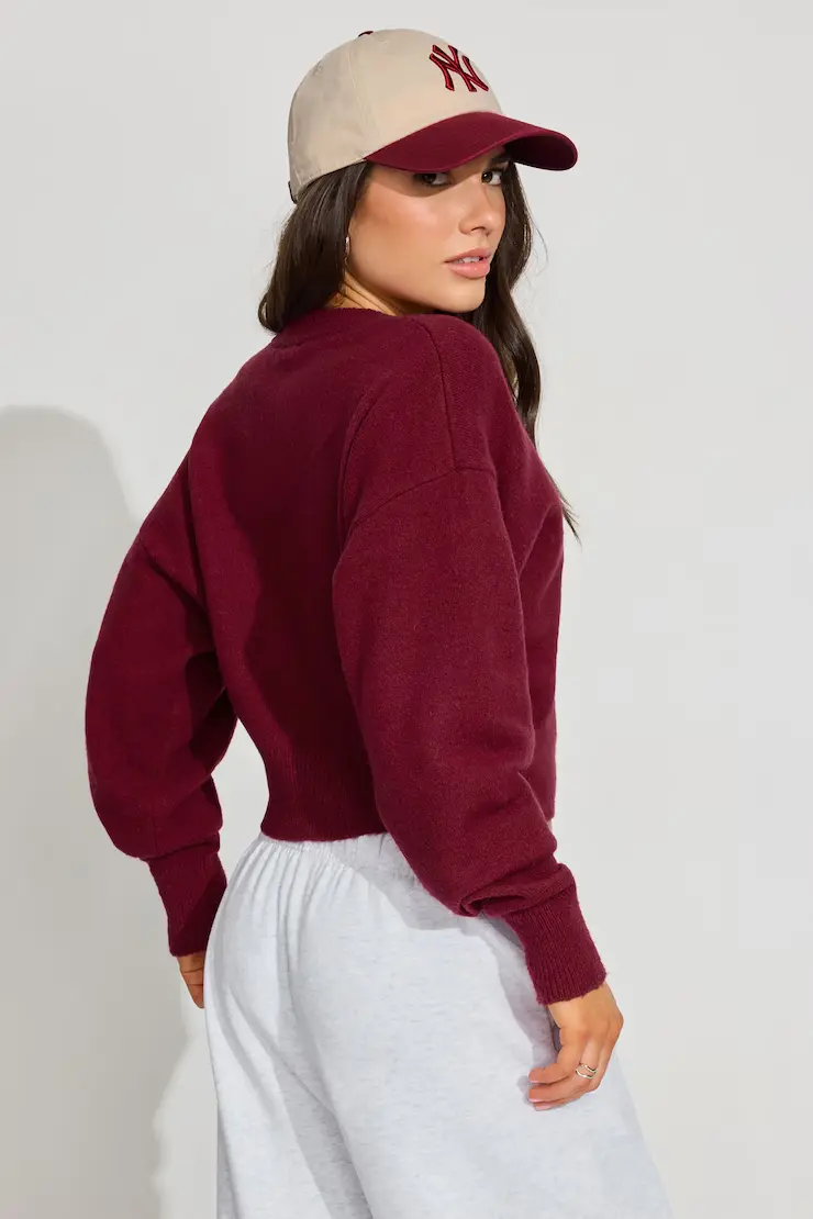 Renee Spongy Cropped Cardigan - Image 3
