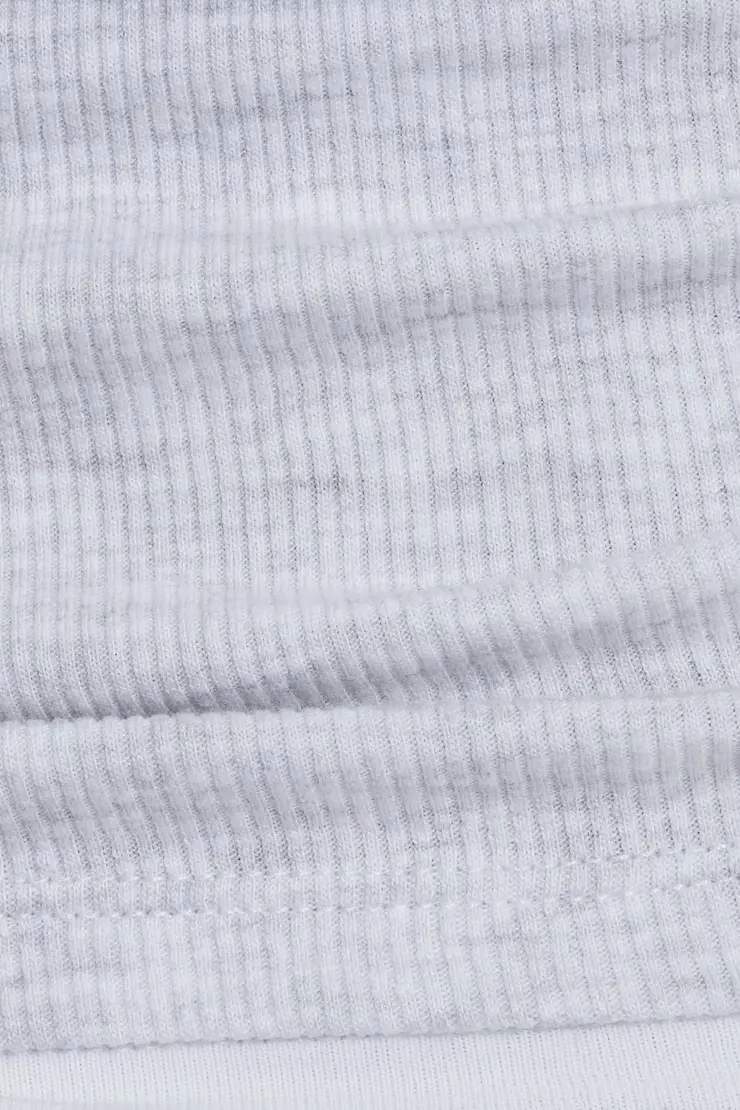 Ribbed Double Layer T-Shirt - Image 5
