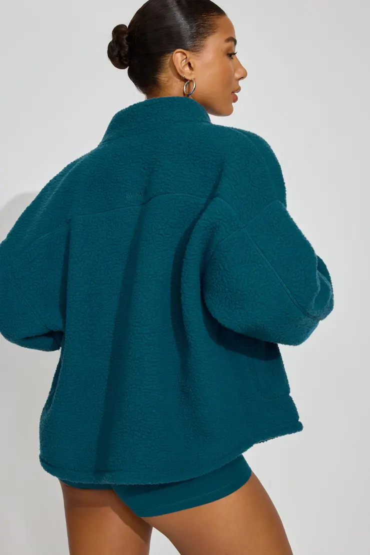 Sherpa Fleece Full Zip Jacket - Image 4