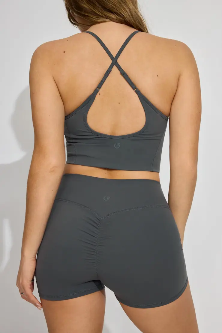 Active Ruched Booty Shorts - Image 3