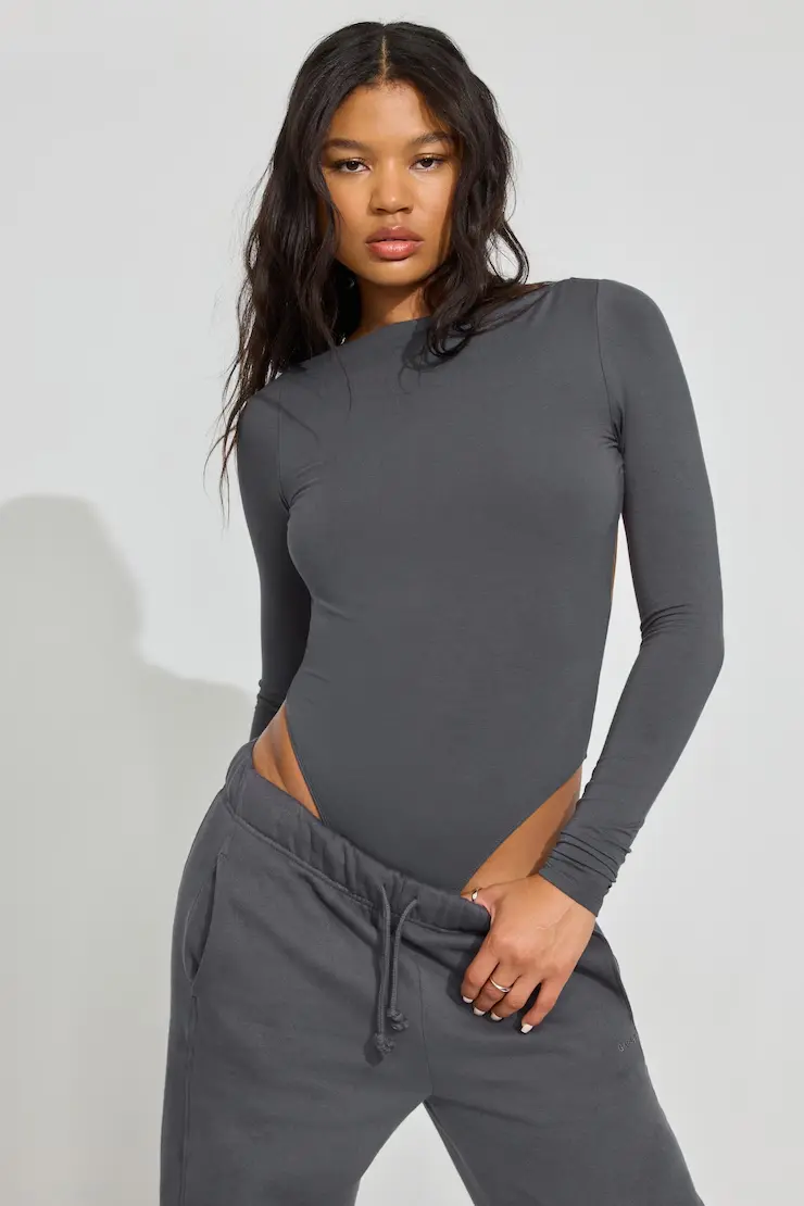 Smooth Cross Back Bodysuit - Image 2