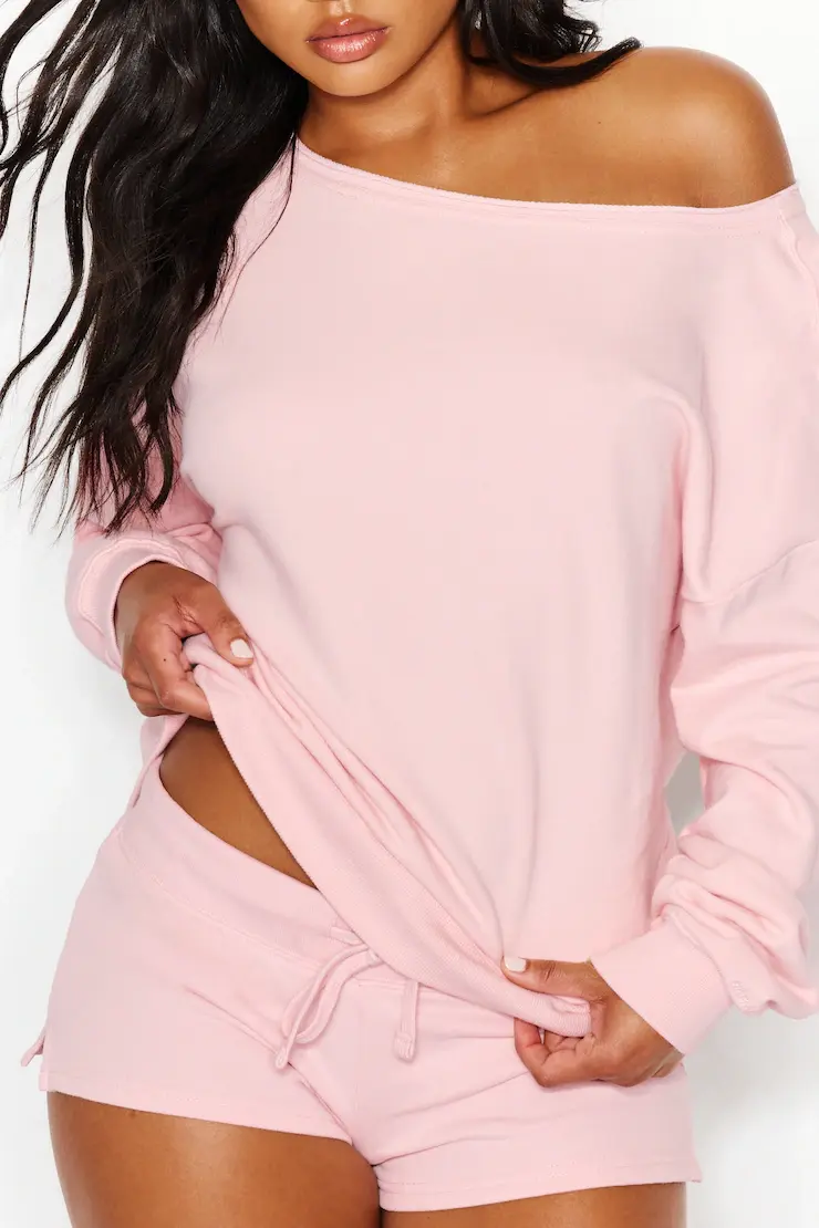 Softterry Off Shoulder Sweatshirt