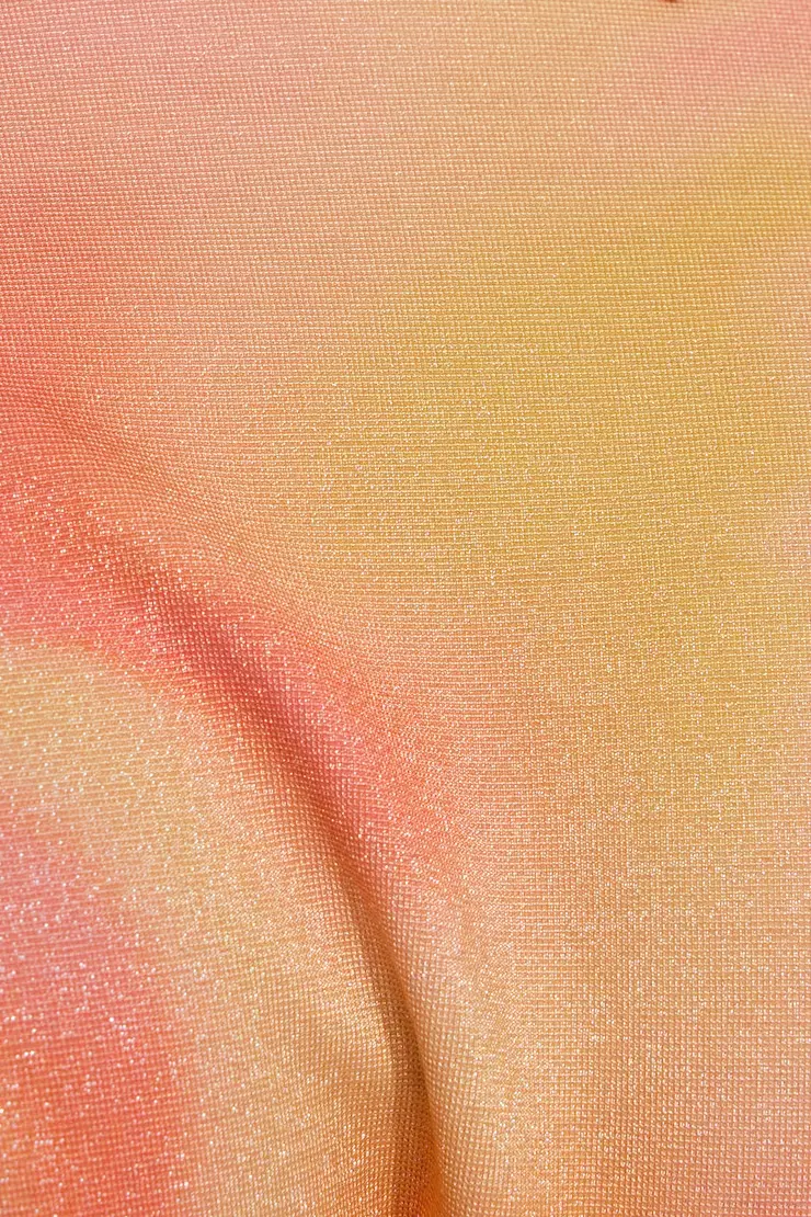 Metallic Cheeky Side Tie Bikini Bottom - Image 4