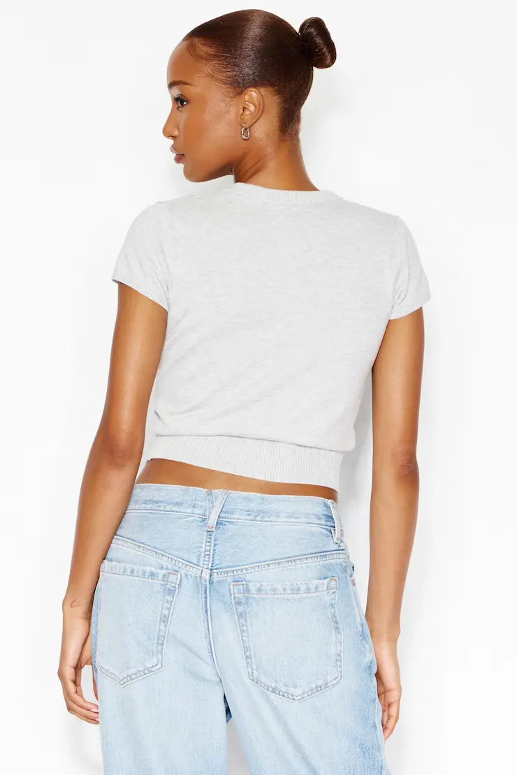 Cropped Button Up Top - Image 4
